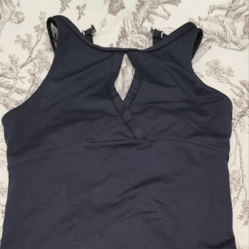 Women's Black Sleeveless Ainslie Leotard